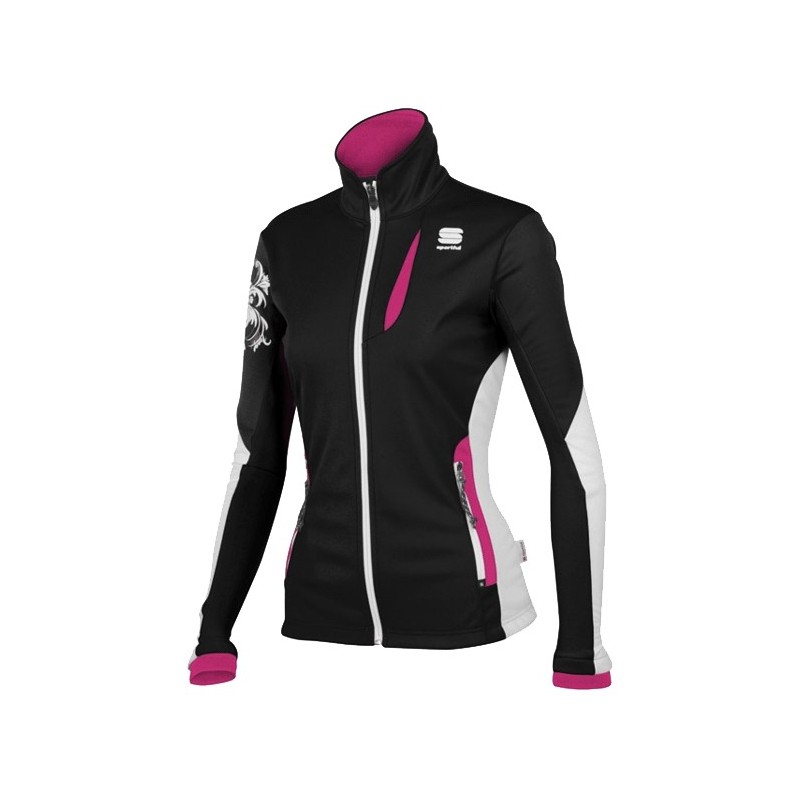Sportful Dolomiti Softshell jacka dam svart-fuchsia